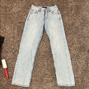 Aeropostale Light Wash Straight Leg Jeans